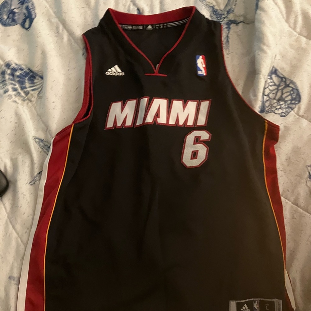 Nba youth large Miami Heat Lebron James jersey